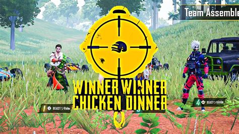 First Winner Winner Chicken Dinner In Senhok After Bgmi Unban Youtube