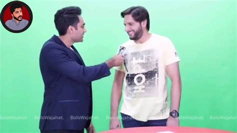 Shahid Afridi Prank With Blogger Boom Boom Youtube