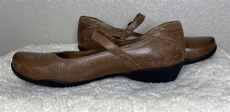 Taos Ta Dah Mary Jane Shoes Light Brown Leather Size Gem