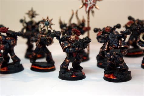 Black Legion Commission Chaos Space Marines | Warhammer 40k miniatures ...