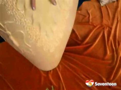 Dutch Girl Uses A Dildo That Is A Bit Too Big