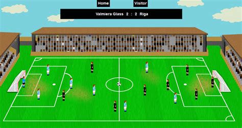 Simulate the Latvian Higher football league (Latvijas Virsliga)