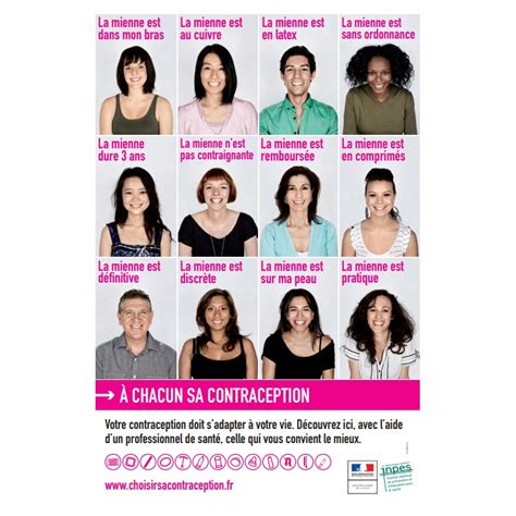 À Chacun Sa Contraception Affiche Centre De Documentation De L