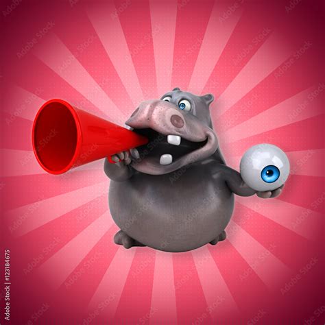 Hippo Stock-Illustration | Adobe Stock