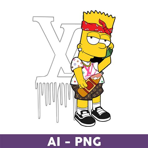 Bart Simpson Louis Vuitton Png Bart Png Louis Vuitton Logo Inspire