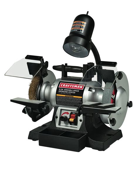 Craftsman Bench Grinder Variable Speed 6 In 050 Hp 60 Grit Each Ebay