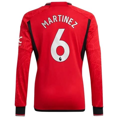 Maillot De Foot Manchester United Martinez Manche Longue Domicile