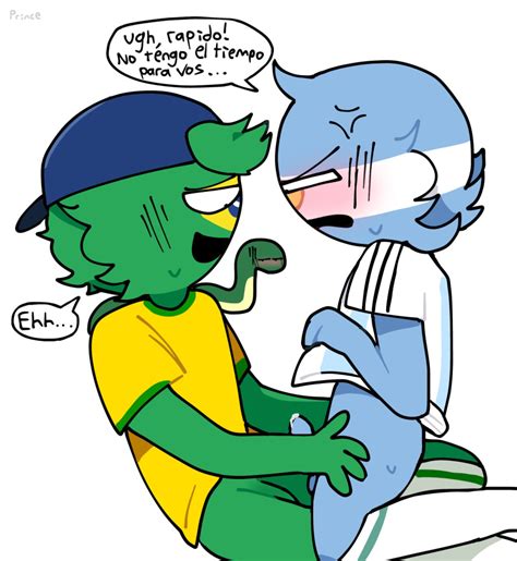 Rule 34 2boys Argentina Countryhumans Balls Blush Brazil Countryhumans Chibi Clothed Sex