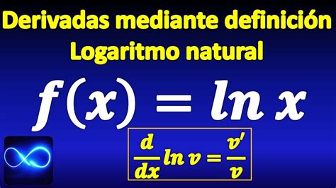 Demostraci N De La Derivada Del Logaritmo Natural Youtube