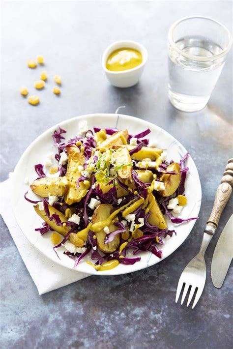 Salade Tiède De Pommes De Terre Chou Rouge Et Feta Recettes De