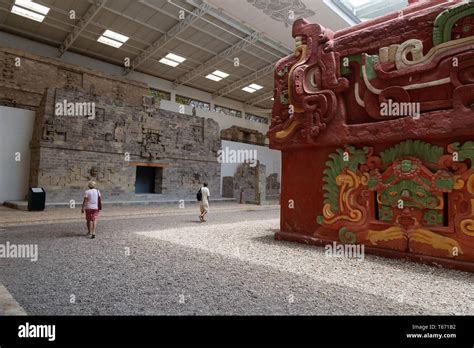 Copan Museum, Copan Ruinas, Honduras - tourists in the Copan Sculpture ...