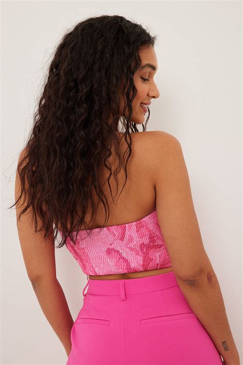 Smock Back Corset Top Multicolor | na-kd.com