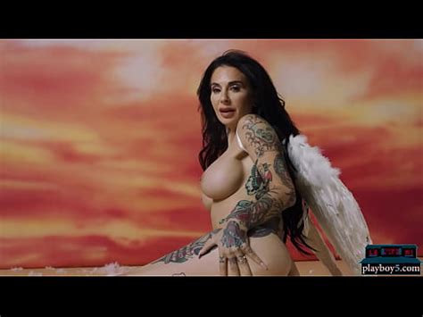 Playboy5 Busty MILF Joanna Angel Shows Her Luscious Body With Tattoos For Playboy