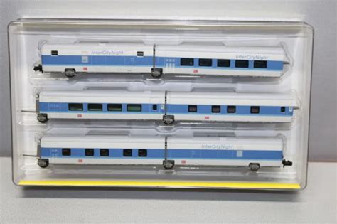 MINITRIX 13723 SET Vagone Passeggeri Intercity Night Talgo DB Ag Scala