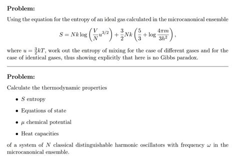 [Solved]: Using the equation for the entropy of an ideal g