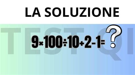 Ecco Quale Il Risultato Dell Equazione Matematica Come Risolvere