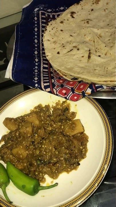 Aloo Began With Roti 😋yummy Began Jummamubarak Ytshort Viral Youtube