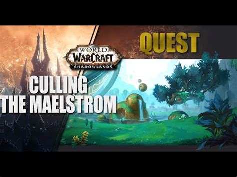 Culling The Maelstrom Wow Quest Zereth Mortis YouTube