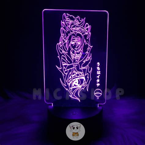 Itachi Led Light Anime Led Light Itachi Night Light Naruto Led Lamp