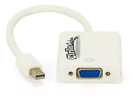 Adaptador Vga Mini Displayport Blanco Mercadolibre