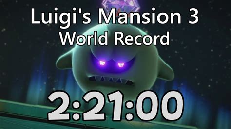 Luigi S Mansion 3 Speedrun Any In 2 21 00 Former Record YouTube