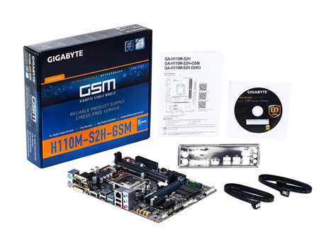 GIGABYTE GA-H110M-S2H-GSM (rev. 1.0) LGA 1151 Intel H110 HDMI SATA 6Gb/s USB 3.0 | eBay