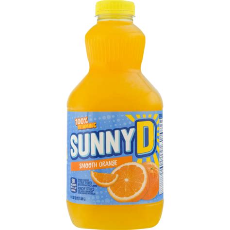 Sunny D Sunnyd Citrus Punch Smooth Orange 64 Fl Oz Instacart