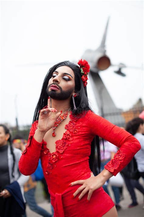 Lima Peru June Gay Pride Day March Held In The Streets Near The Historic Center Of