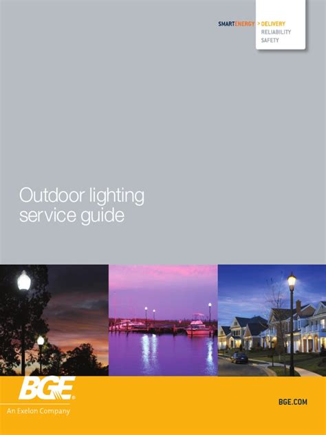 Outdoor Lighting Service Guide | PDF | Easement | Lighting 