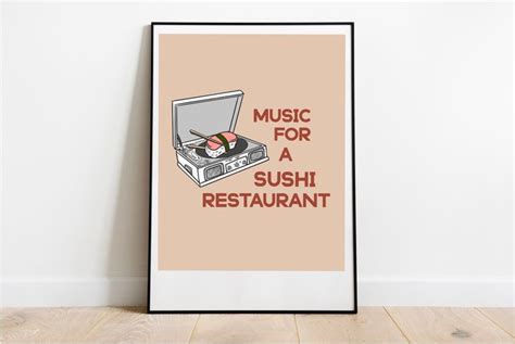 Harry Styles Music For A Sushi Restaurant Poster Artofit