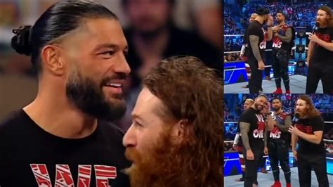 Watch: Sami Zayn Makes Roman Reigns Break Character and Start Laughing ...