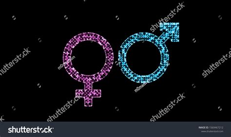 Gender Icon Male Female Sex Symbols Stock Illustration Shutterstock