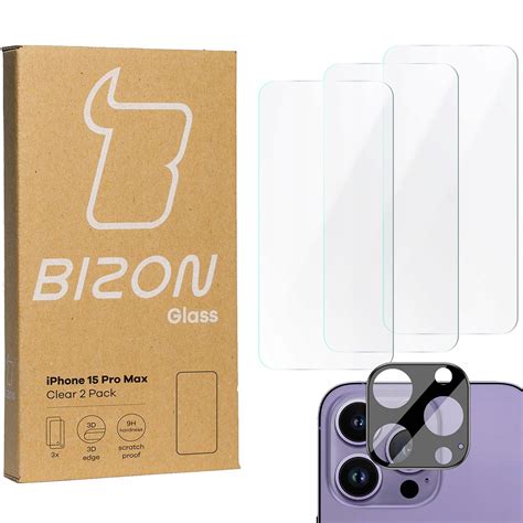 X Szk O Szybka Na Aparat Bizon Clear Pack Do Iphone Pro Max