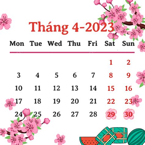 Vietnam 2023 Calendar Pink 2023 Calendar Vietnam Png Transparent