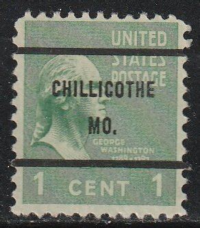 Precancel Chillicothe Mo Pss Bureau Issue United States