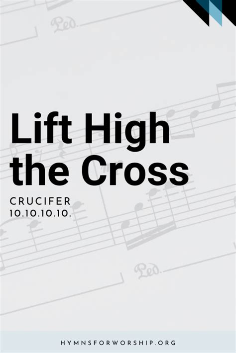 SDAH 362: Lift High the Cross – Hymns for Worship