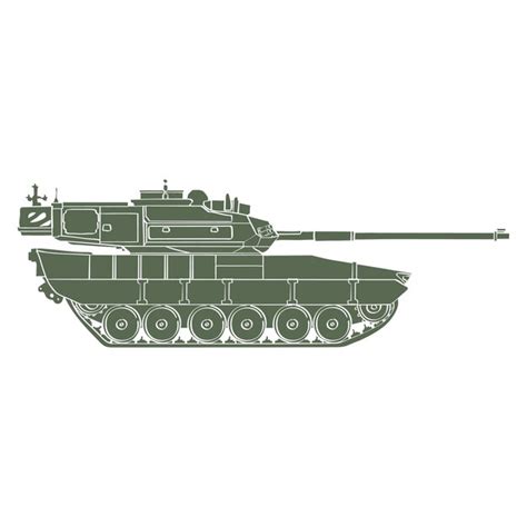 Tanque de batalha principal desenho animado veículo de combate blindado