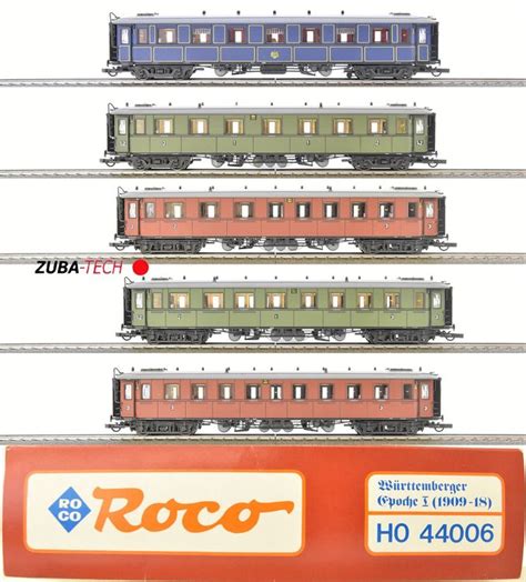 Roco 44006 Personenwagen Set 5tlg H0 GS K W St E Mit OVP Kaufen Auf