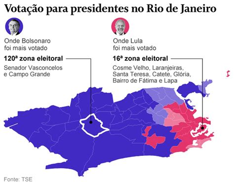 Lula X Bolsonaro Veja O Mapa De Vota O Da Cidade Do Rio De Janeiro