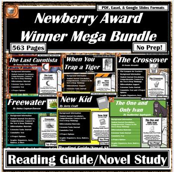 Newberry Award Winner Books | FULL Reading Guide | Literature Study | BUNDLE