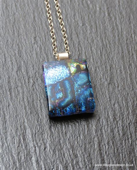 Dichroic Glass Pendant 3 LILLEY GLASS DESIGNS