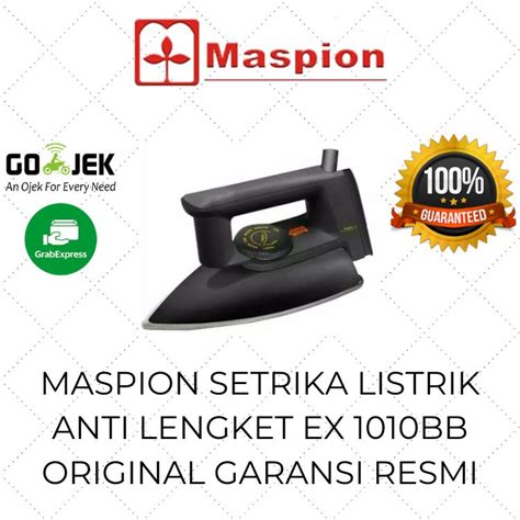 Jual Maspion Setrika Listrik Anti Lengket Otomatis Ex Blackberry