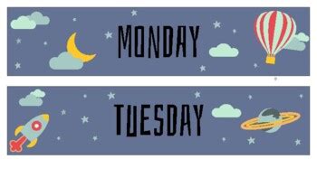 Rainbow Hot Air Balloon Classroom Labels By Sydny Ridgeway TPT