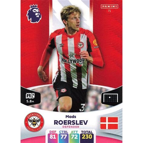 Comprar Cromo Mads Roeslev Brentford Adrenalyn XL Premier League 2023 24