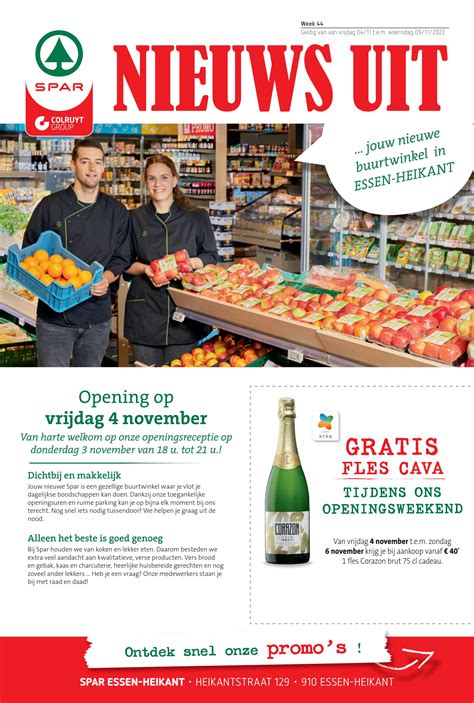 Openingsfolder Spar Essen Heikant By Colruyt Group Issuu