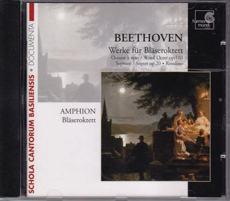 L V Beethoven Amphion Wind Octet Wind Octet Septet Rondino Amazon