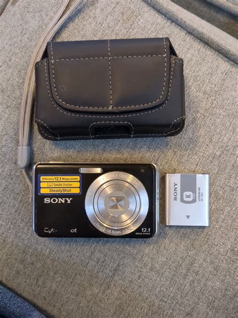 Digital Sony Steadyshot Dsc W Cyber Shot Black Camera Mp X