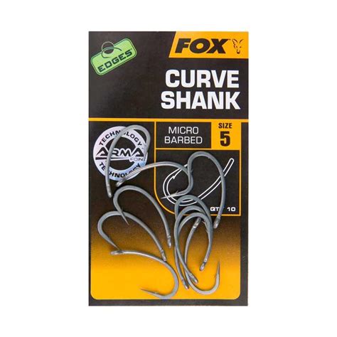 Fox Edges Armapoint Curve Shank Hooks Micro Barbed Angling Bait Company