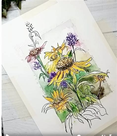 Pin By Janie Hayes On Watercolor In 2024 Watercolor Flower Art