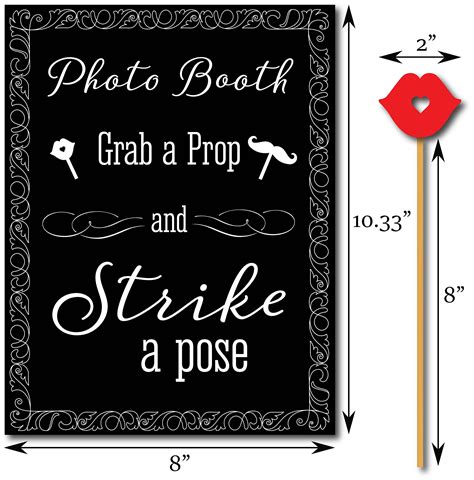 Buy S Photo Booth Props Pc S Selfie Prop Kit With X Inch